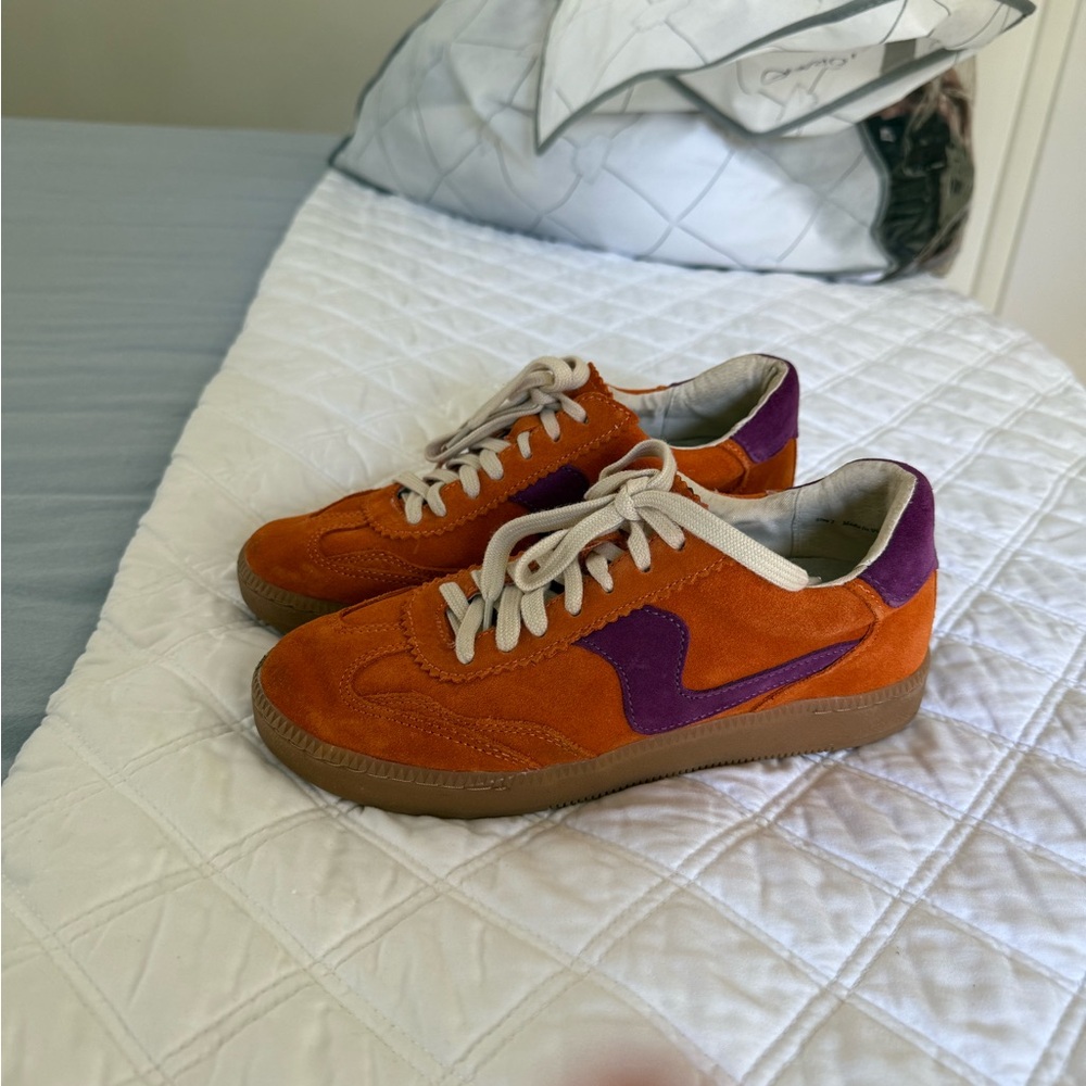 Dolce Vita Orange and Purple Sneakers